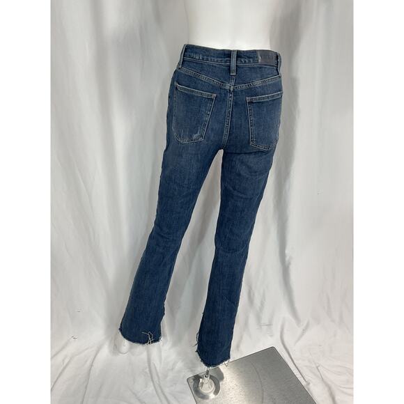 Pistola 'Colleen' Blue Super High Rise Slim Boot Cut Denim Jean Size 26 - Picture 3 of 5